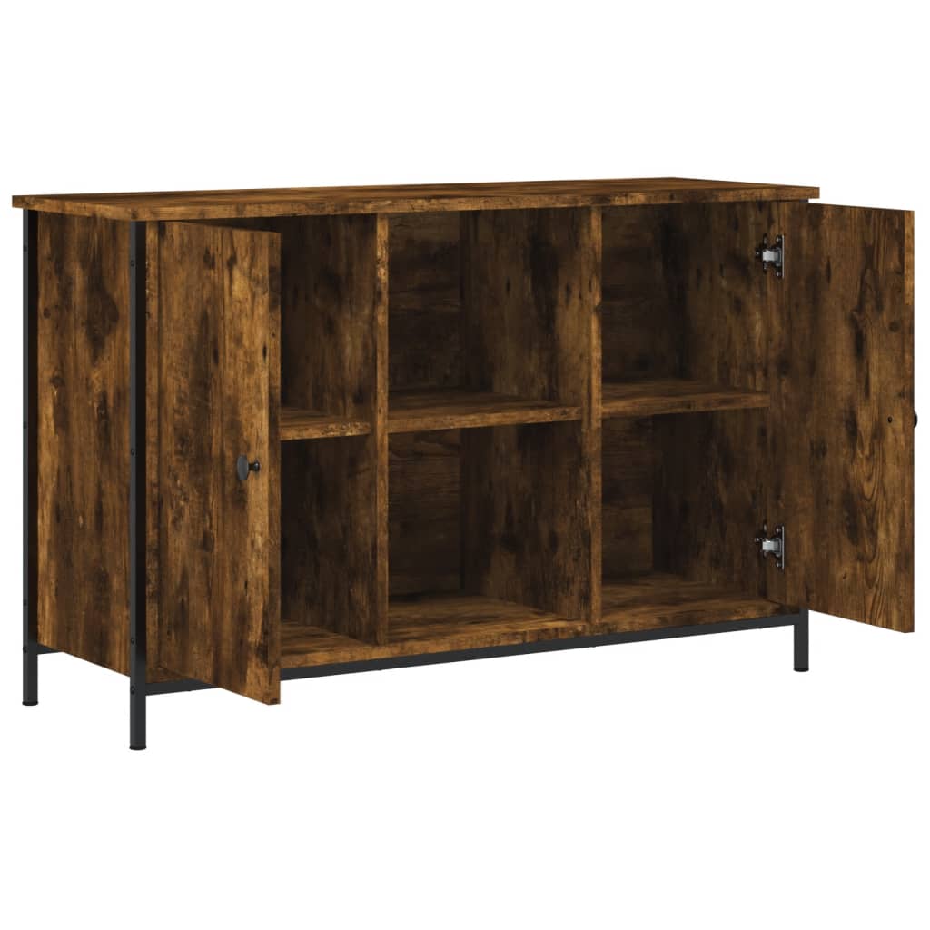 TV-Schrank Räuchereiche 100x35x65 cm Holzwerkstoff