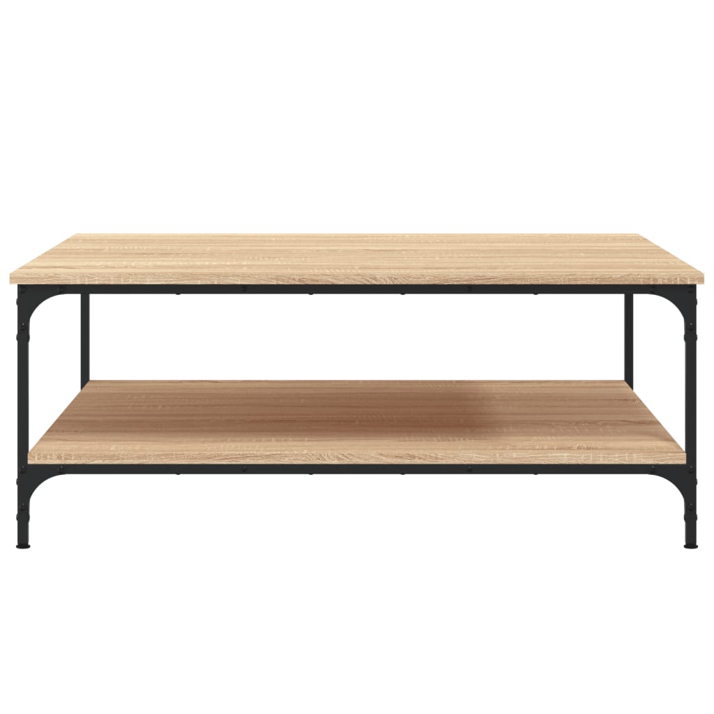 vidaXL Couchtisch Sonoma-Eiche 100x100x40 cm Holzwerkstoff