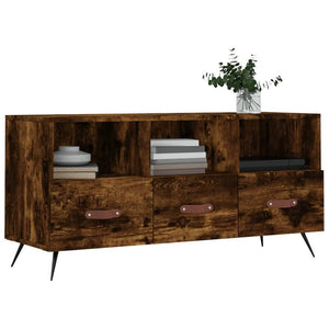 vidaXL TV-Schrank Räuchereiche 102x36x50 cm Holzwerkstoff