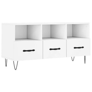 vidaXL TV-Schrank Weiß 102x36x50 cm Holzwerkstoff