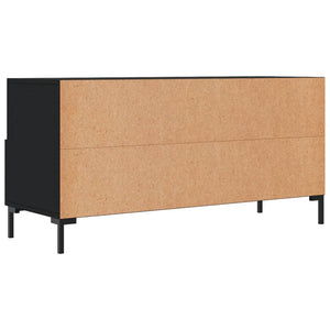 vidaXL TV-Schrank Schwarz 102x36x50 cm Holzwerkstoff