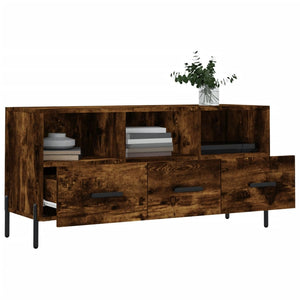 vidaXL TV-Schrank Räuchereiche 102x36x50 cm Holzwerkstoff