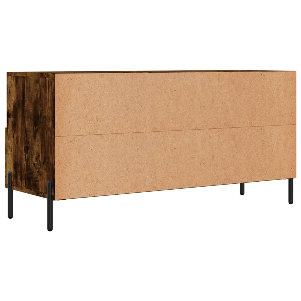 vidaXL TV-Schrank Räuchereiche 102x36x50 cm Holzwerkstoff