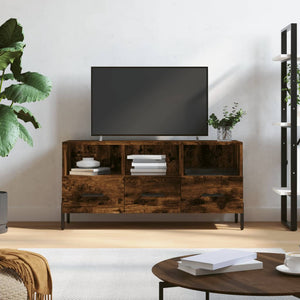 vidaXL TV-Schrank Räuchereiche 102x36x50 cm Holzwerkstoff