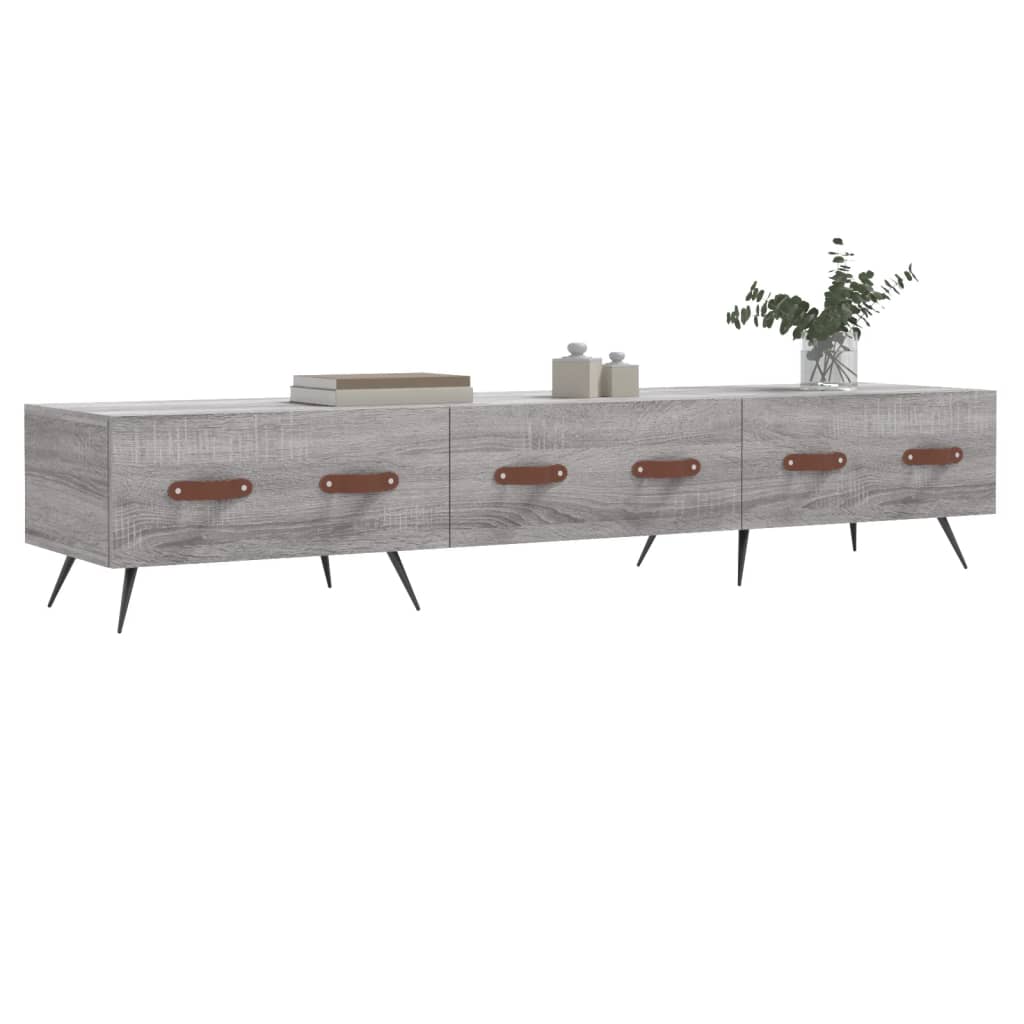 vidaXL TV-Schrank Grau Sonoma 150x36x30 cm Holzwerkstoff