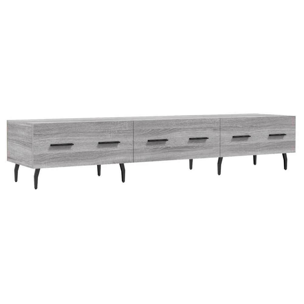 TV-Schrank Grau Sonoma 150x36x30 cm Holzwerkstoff Stilecasa