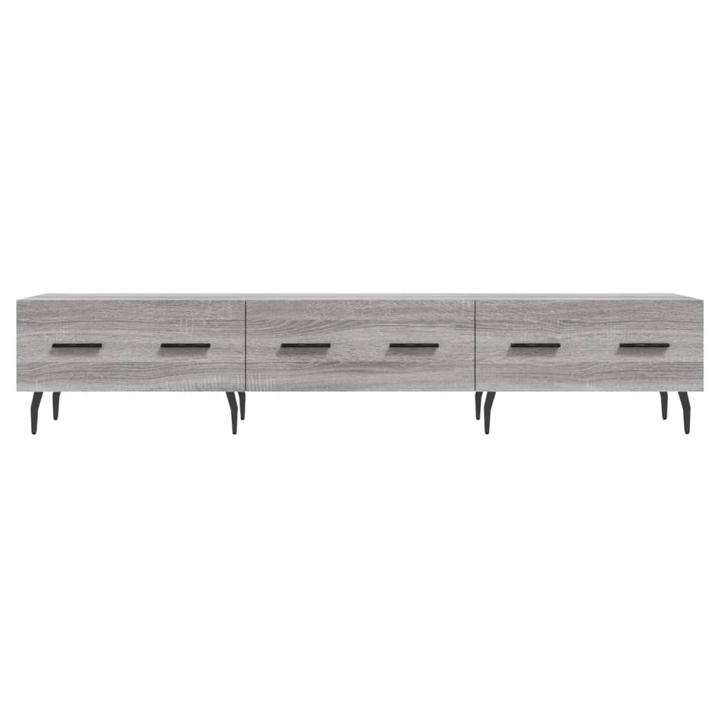 TV-Schrank Grau Sonoma 150x36x30 cm Holzwerkstoff Stilecasa