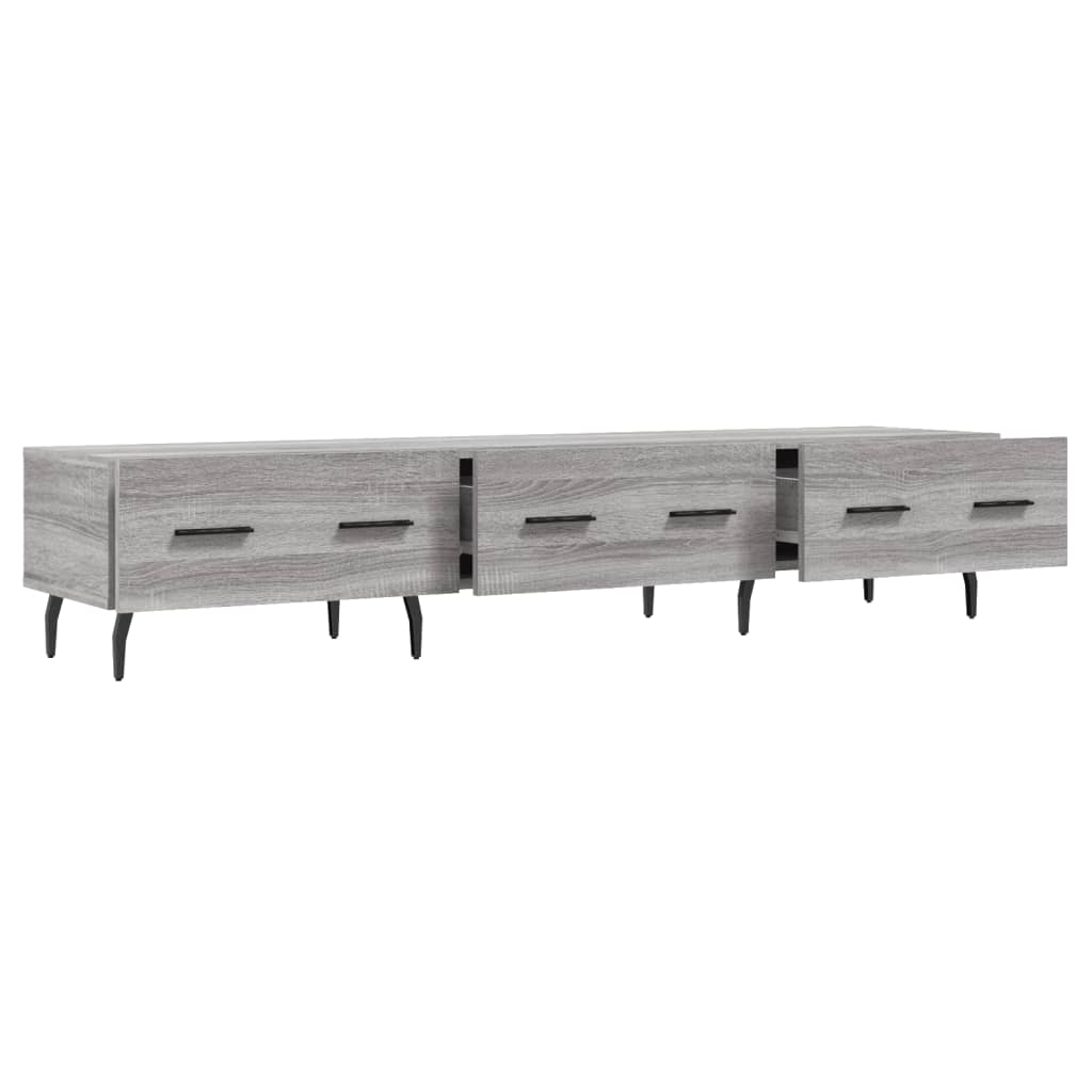 TV-Schrank Grau Sonoma 150x36x30 cm Holzwerkstoff Stilecasa