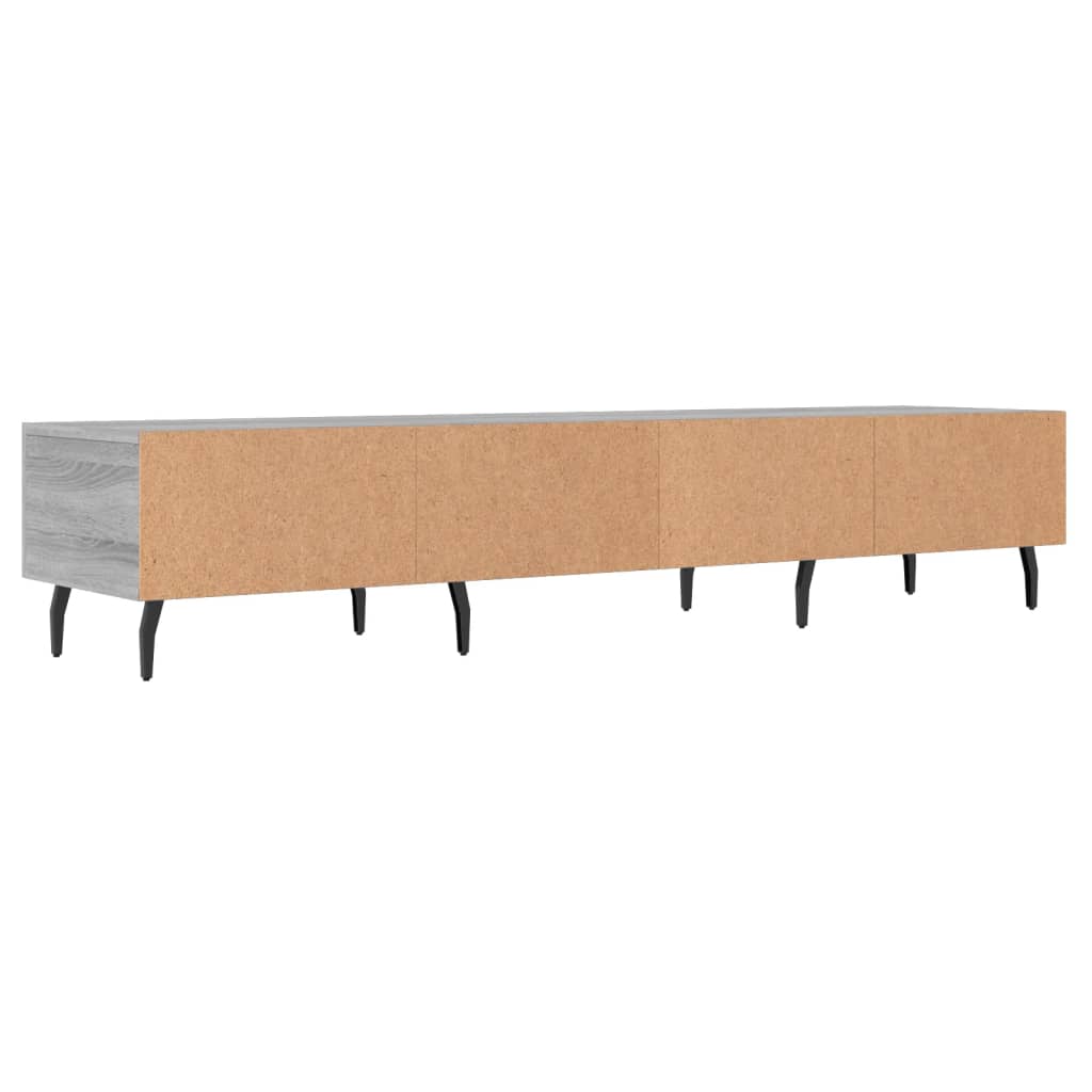 TV-Schrank Grau Sonoma 150x36x30 cm Holzwerkstoff Stilecasa