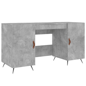 vidaXL Schreibtisch Betongrau 140x50x75 cm Holzwerkstoff