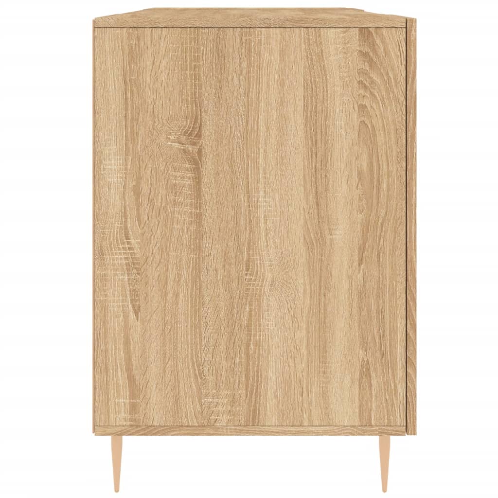 vidaXL Schreibtisch Sonoma-Eiche 140x50x75 cm Holzwerkstoff