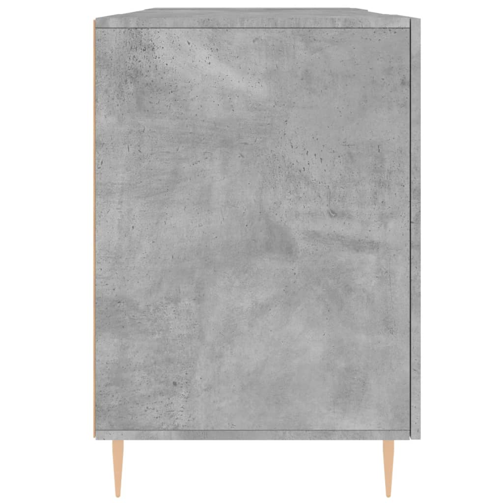 vidaXL Schreibtisch Betongrau 140x50x75 cm Holzwerkstoff