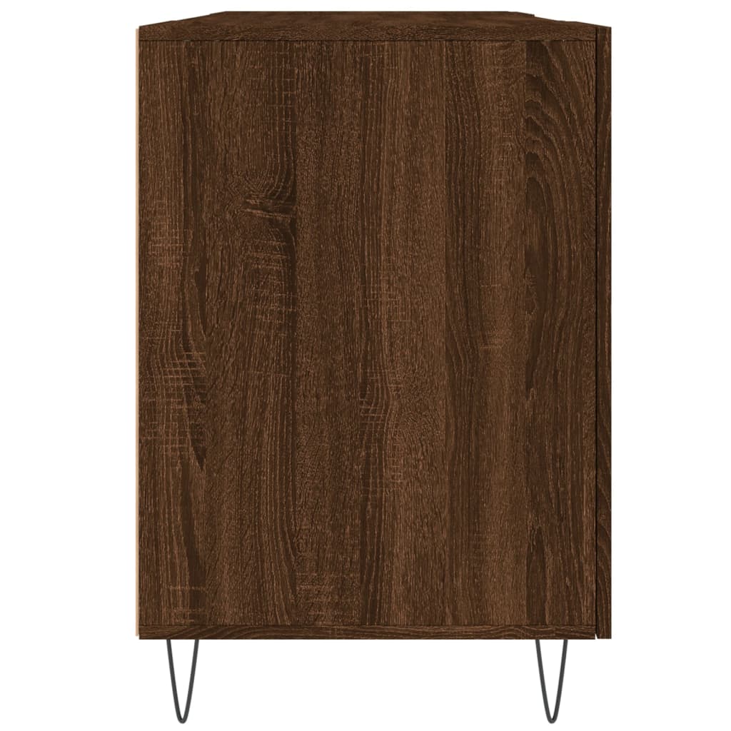 vidaXL Schreibtisch Braun Eichen-Optik 140x50x75 cm Holzwerkstoff