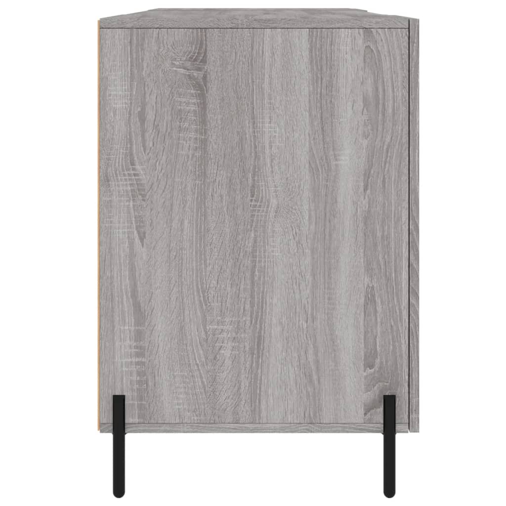 vidaXL Schreibtisch Grau Sonoma 140x50x75 cm Holzwerkstoff