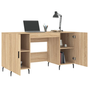 vidaXL Schreibtisch Sonoma-Eiche 140x50x75 cm Holzwerkstoff