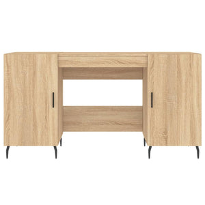 vidaXL Schreibtisch Sonoma-Eiche 140x50x75 cm Holzwerkstoff