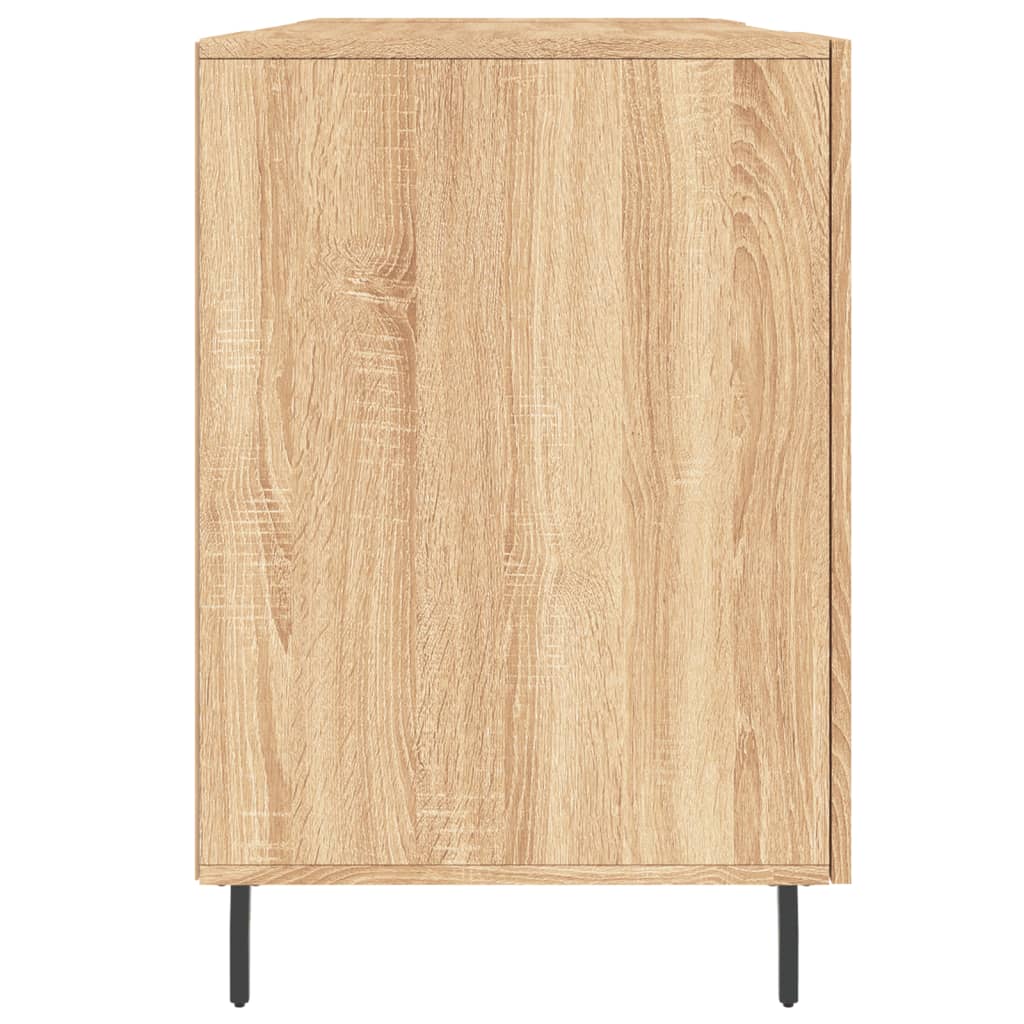 vidaXL Schreibtisch Sonoma-Eiche 140x50x75 cm Holzwerkstoff