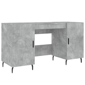 vidaXL Schreibtisch Betongrau 140x50x75 cm Holzwerkstoff