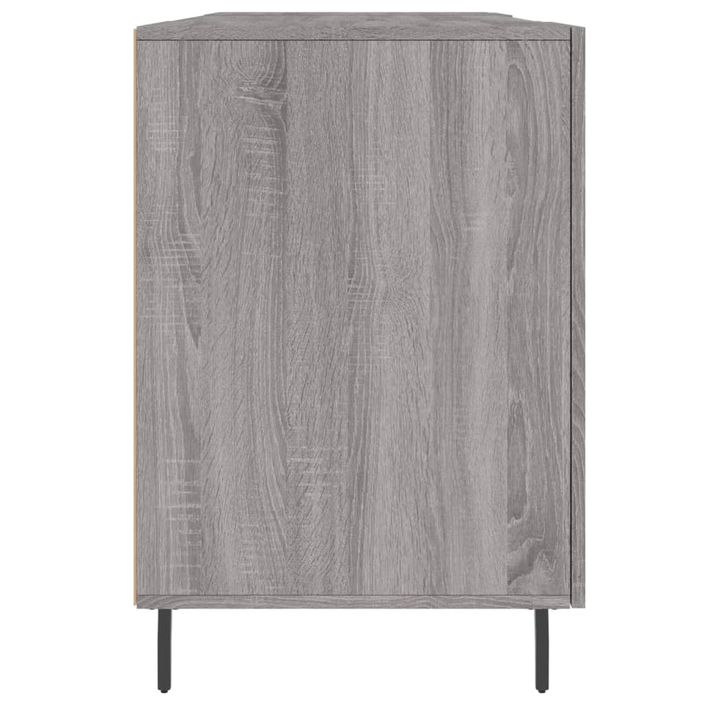 vidaXL Schreibtisch Grau Sonoma 140x50x75 cm Holzwerkstoff