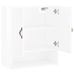 vidaXL Wandschrank Hochglanz-Weiß 60x31x70 cm Holzwerkstoff