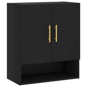 vidaXL Wandschrank Schwarz 60x31x70 cm Holzwerkstoff