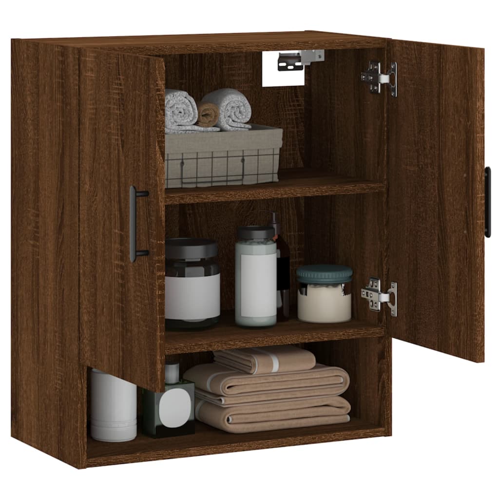 vidaXL Wandschrank Braun Eichen-Optik 60x31x70 cm Holzwerkstoff