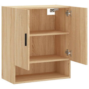 vidaXL Wandschrank Sonoma-Eiche 60x31x70 cm Holzwerkstoff