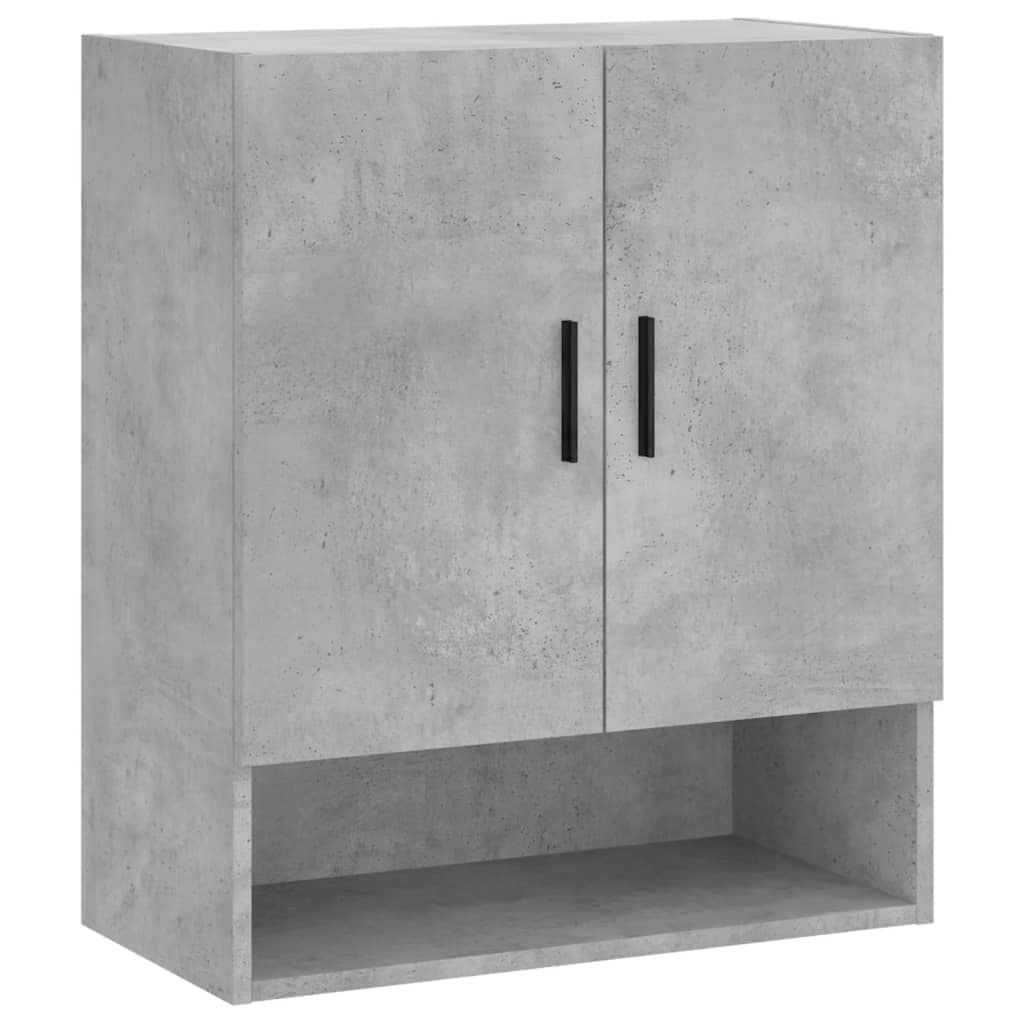 vidaXL Wandschrank Betongrau 60x31x70 cm Holzwerkstoff