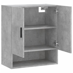 vidaXL Wandschrank Betongrau 60x31x70 cm Holzwerkstoff