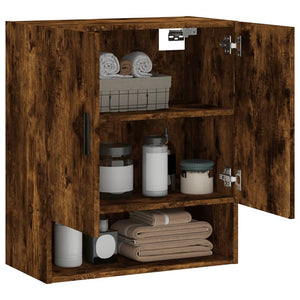 vidaXL Wandschrank Räuchereiche 60x31x70 cm Holzwerkstoff