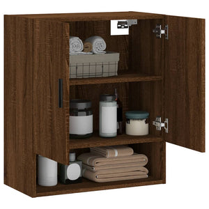 vidaXL Wandschrank Braun Eichen-Optik 60x31x70 cm Holzwerkstoff