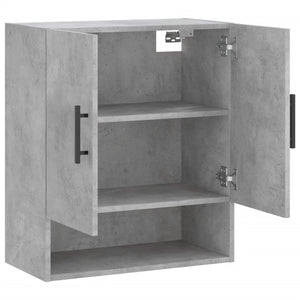 vidaXL Wandschrank Betongrau 60x31x70 cm Holzwerkstoff