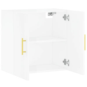 vidaXL Wandschrank Hochglanz-Weiß 60x31x60 cm Holzwerkstoff