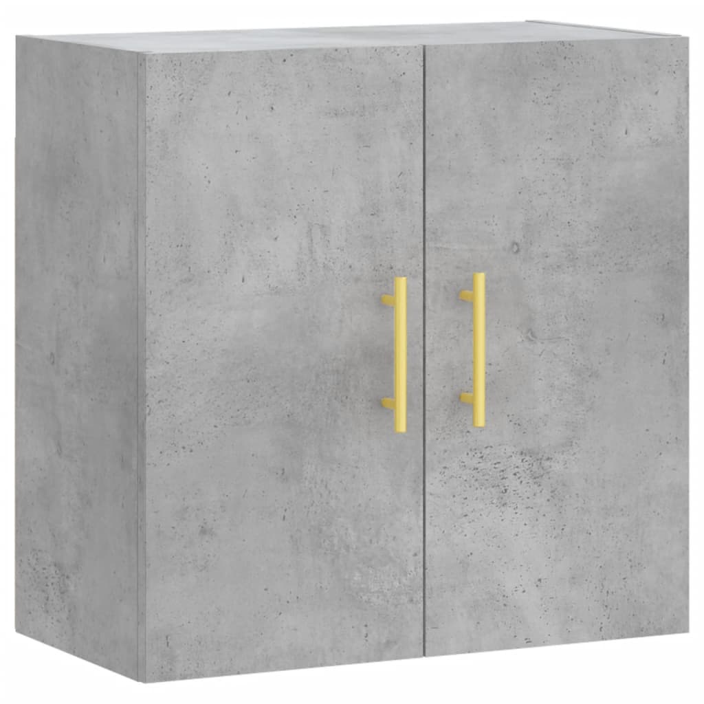 vidaXL Wandschrank Betongrau 60x31x60 cm Holzwerkstoff