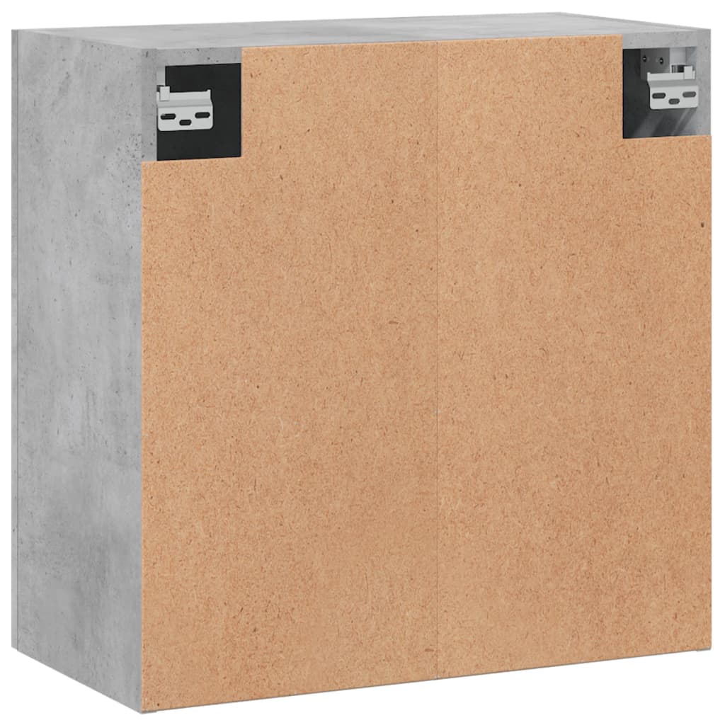 vidaXL Wandschrank Betongrau 60x31x60 cm Holzwerkstoff