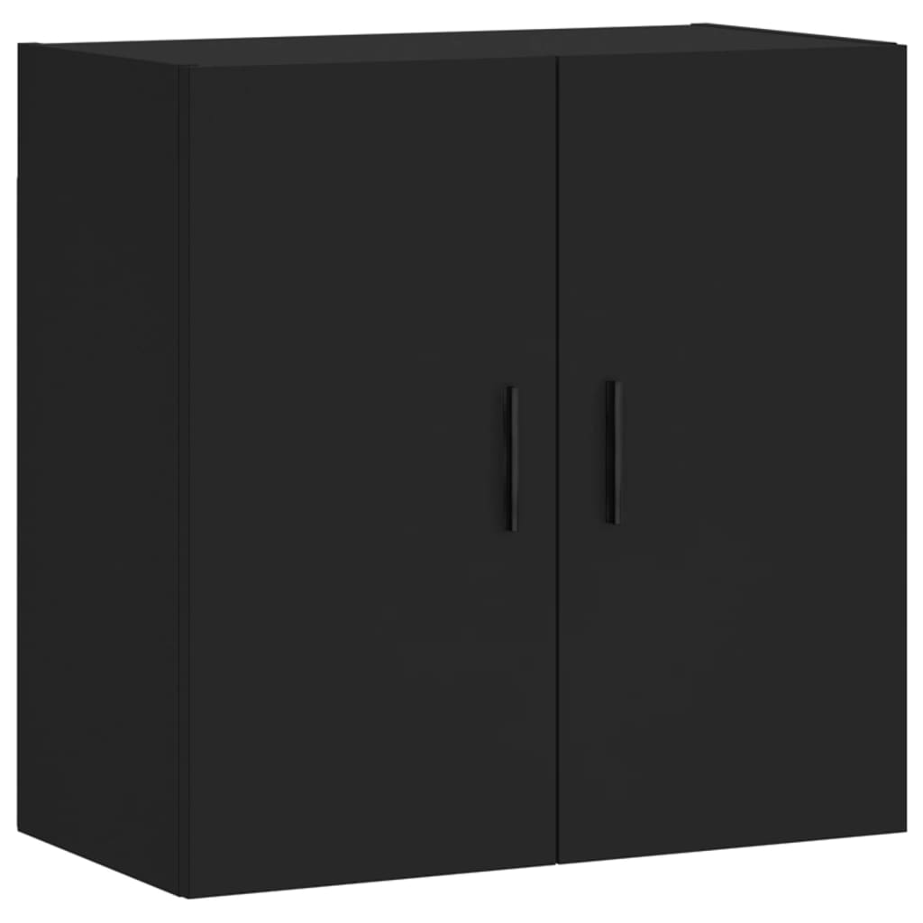 vidaXL Wandschrank Schwarz 60x31x60 cm Holzwerkstoff