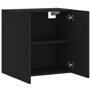 vidaXL Wandschrank Schwarz 60x31x60 cm Holzwerkstoff