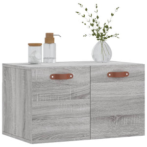 vidaXL Wandschrank Grau Sonoma 60x36,5x35 cm Holzwerkstoff