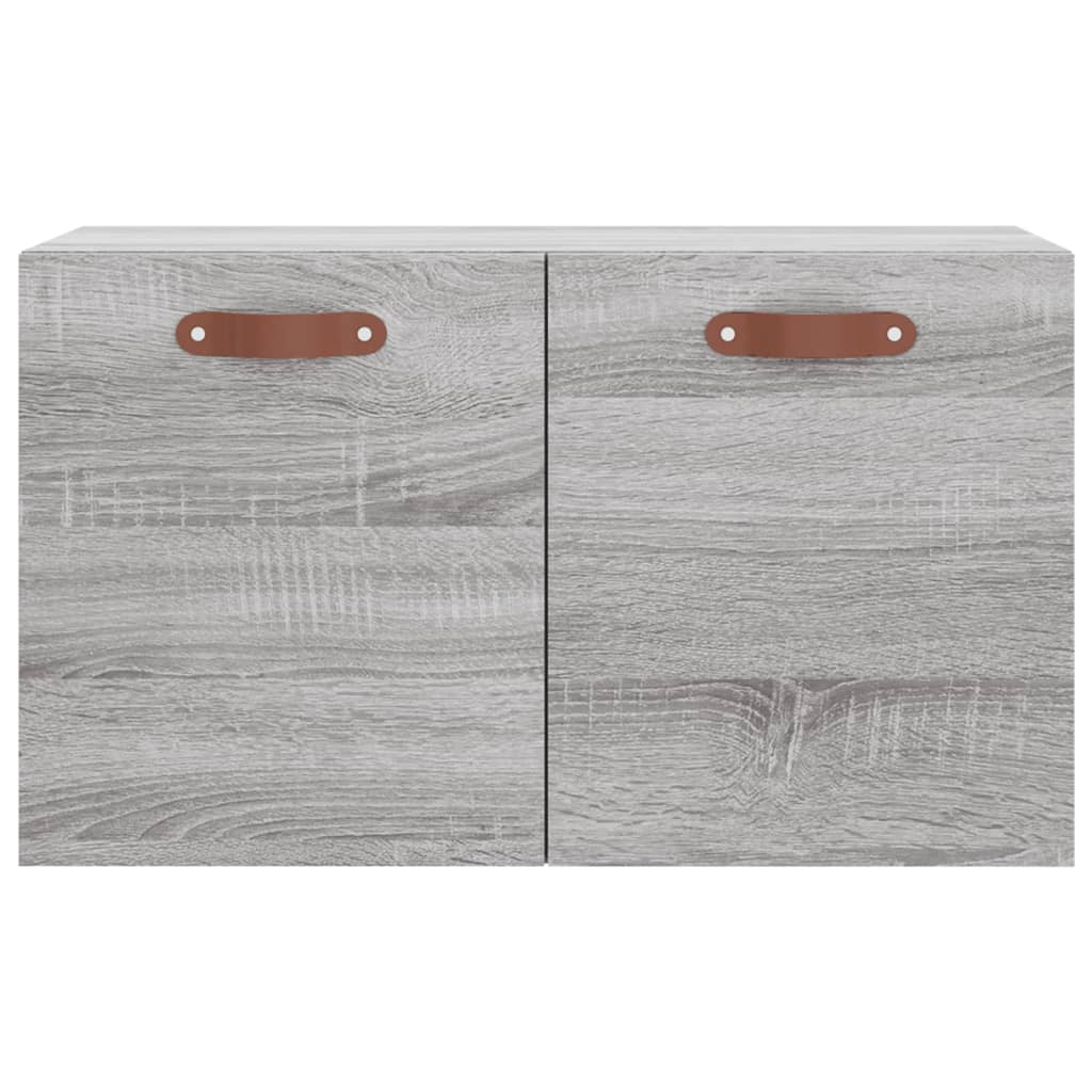 vidaXL Wandschrank Grau Sonoma 60x36,5x35 cm Holzwerkstoff