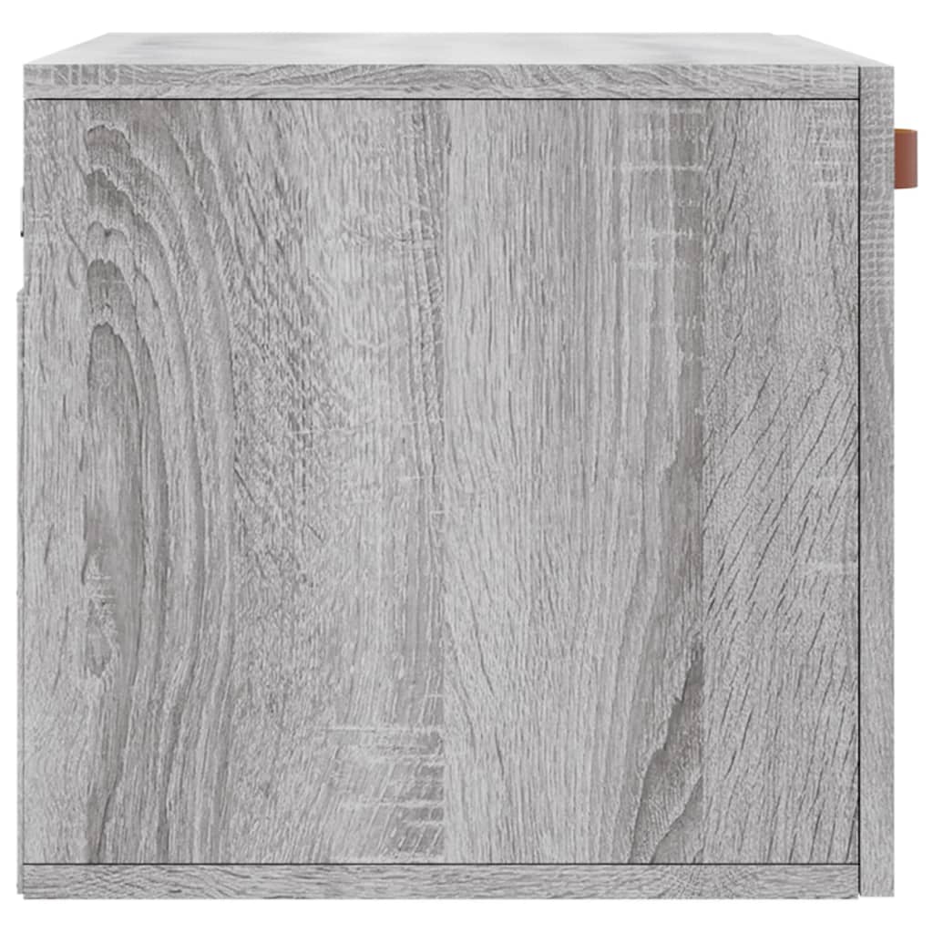 vidaXL Wandschrank Grau Sonoma 60x36,5x35 cm Holzwerkstoff