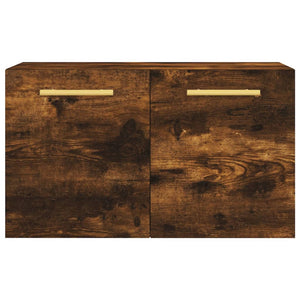 vidaXL Wandschrank Räuchereiche 60x36,5x35 cm Holzwerkstoff