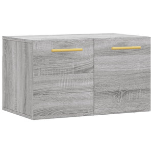 vidaXL Wandschrank Grau Sonoma 60x36,5x35 cm Holzwerkstoff