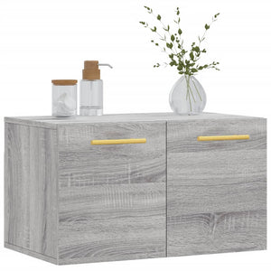 vidaXL Wandschrank Grau Sonoma 60x36,5x35 cm Holzwerkstoff