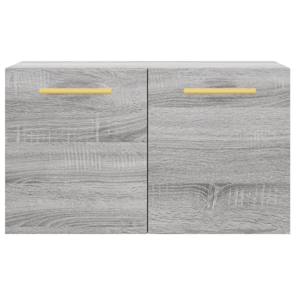 vidaXL Wandschrank Grau Sonoma 60x36,5x35 cm Holzwerkstoff