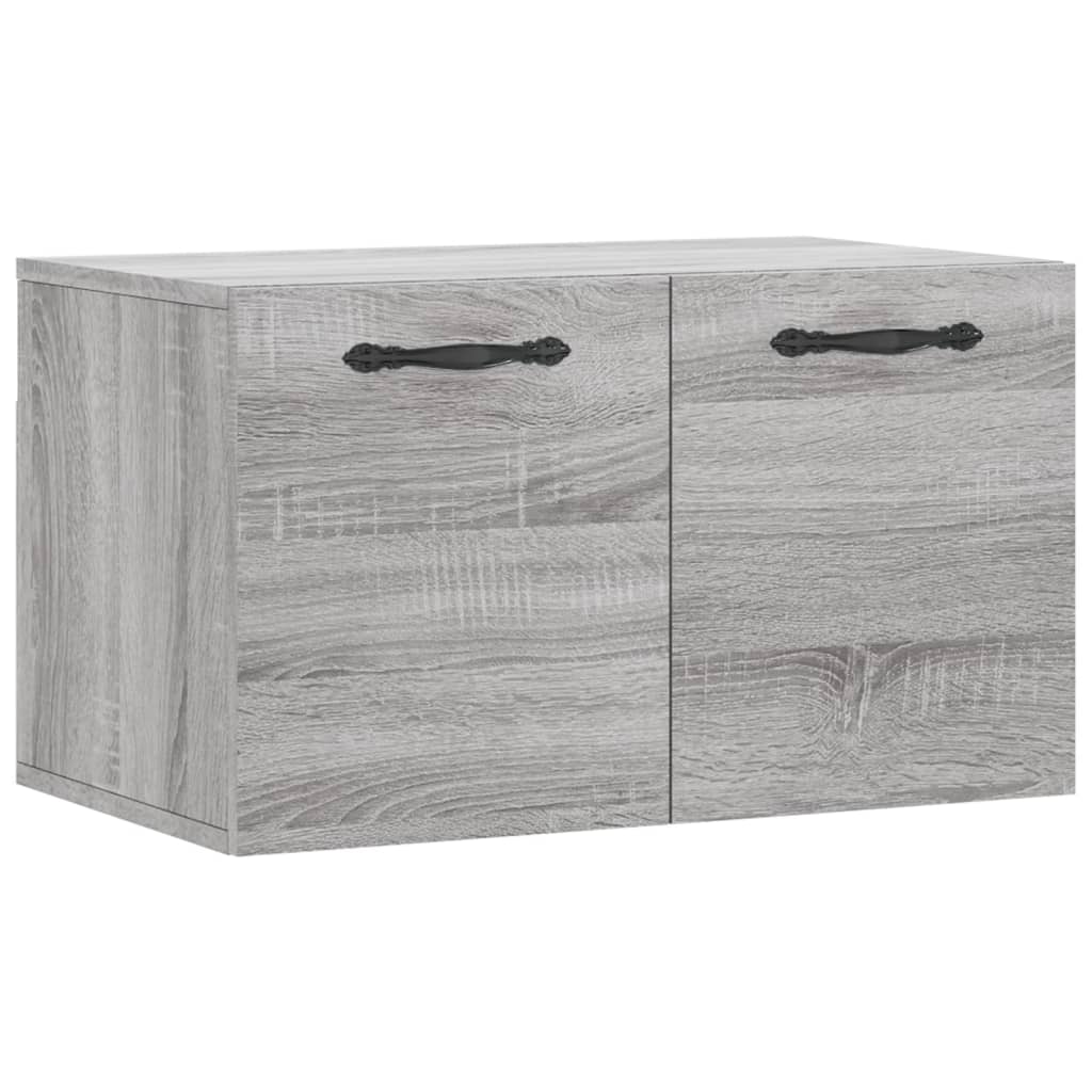 vidaXL Wandschrank Grau Sonoma 60x36,5x35 cm Holzwerkstoff