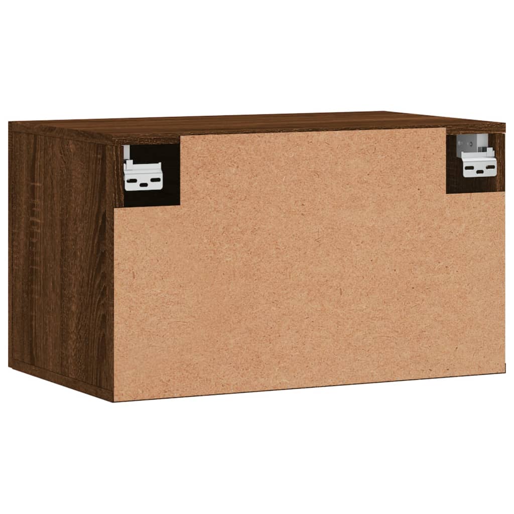 vidaXL Wandschrank Braun Eichen-Optik 60x36,5x35cm Holzwerkstoff