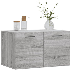 vidaXL Wandschrank Grau Sonoma 60x36,5x35 cm Holzwerkstoff