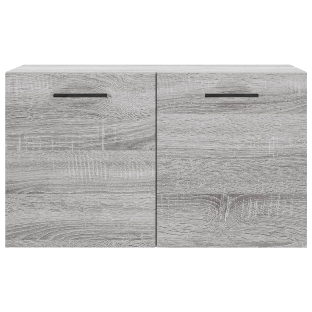 vidaXL Wandschrank Grau Sonoma 60x36,5x35 cm Holzwerkstoff