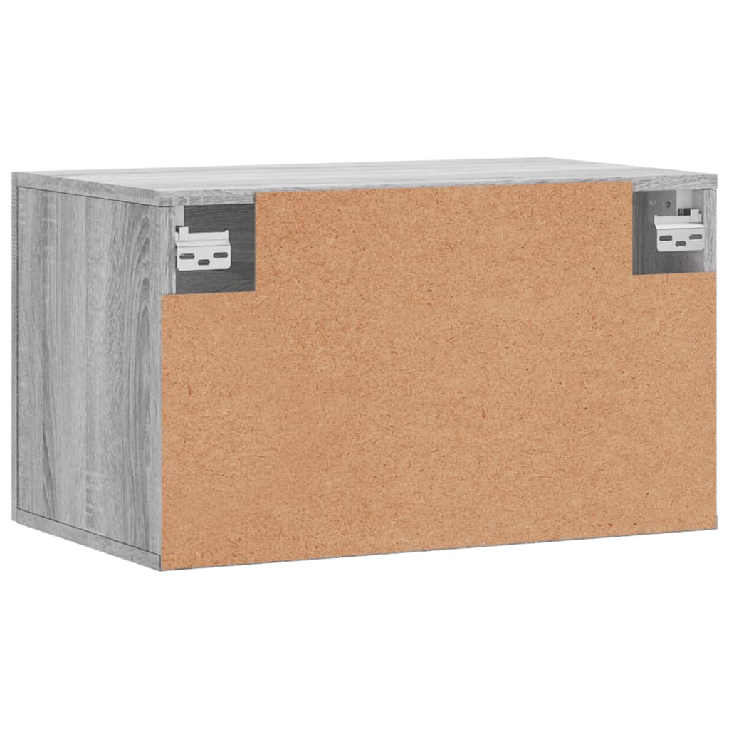 vidaXL Wandschrank Grau Sonoma 60x36,5x35 cm Holzwerkstoff