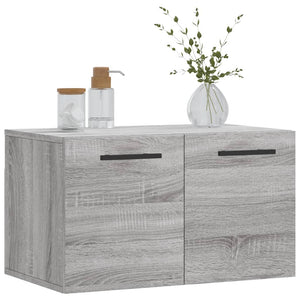 vidaXL Wandschrank Grau Sonoma 60x36,5x35 cm Holzwerkstoff